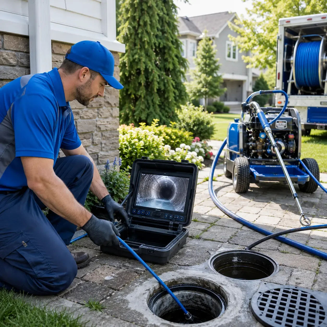 Outdoor drain cleaning professionals serving Prospect, PA